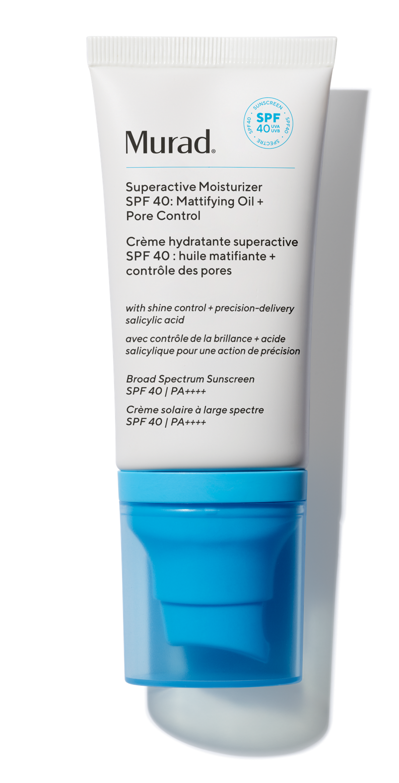 Superactive Moisturizer SPF 40: Mattifying Oil + Pore Control